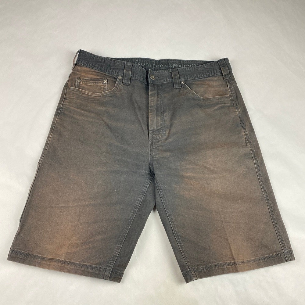 Prana Bronson Shorts Men's Size 36 Gray Gorpcore Hiking